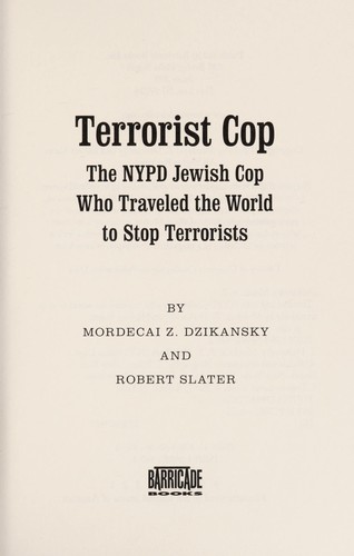 Cover for Terrorist cop