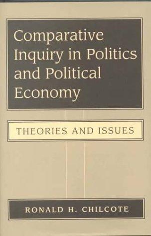 Cover for Comparative Inquiry in Politics and Political Economy