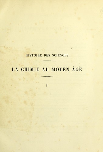 Cover for Histoire des sciences.