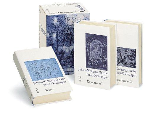 Cover for Johann Wolfgang Goethe, Faust-Dichtungen.