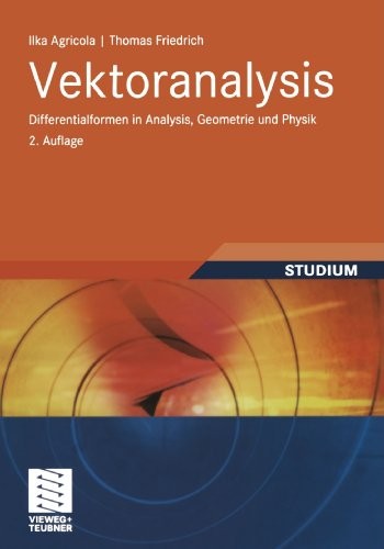 Cover for Vektoranalysis: Differentialformen in Analysis, Geometrie und Physik (German Edition)