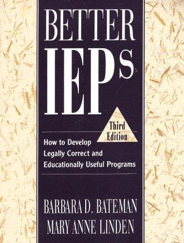 Cover for Better IEPs