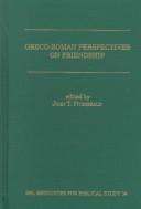 Cover for Greco-Roman perspectives on friendship