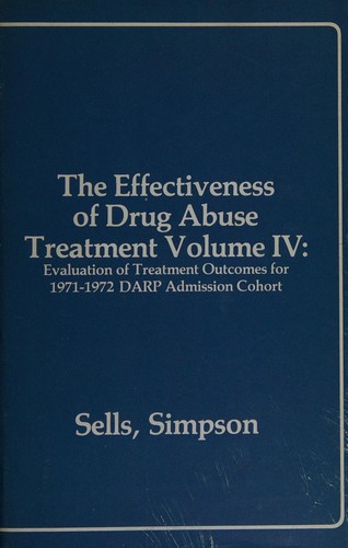 Cover for Effectiveness of drug abuse treatment