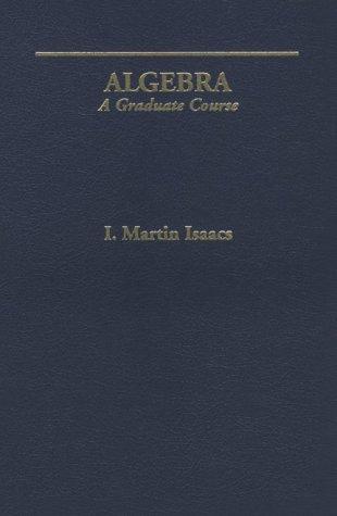 Cover for Algebra, a graduate course