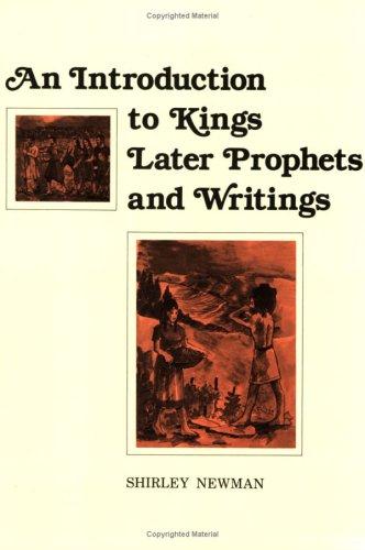 Cover for An introduction to Kings, Later Prophets, and Writings
