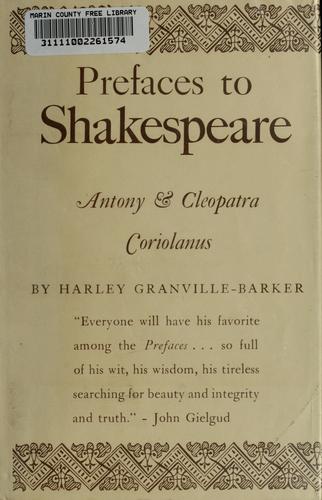 Cover for Prefaces to Shakespeare