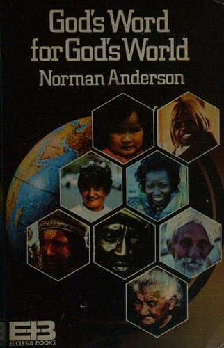 Cover for God's word for God's world