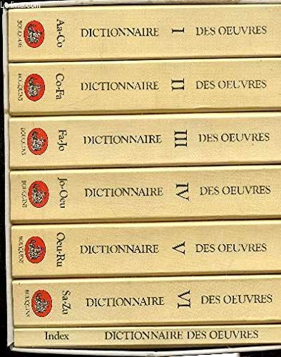 Cover for Dictionnaire des oeuvres de tous les temps et de tous les pays