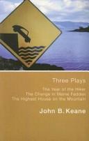 Cover for Three plays