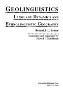 Cover for Geolinguistics