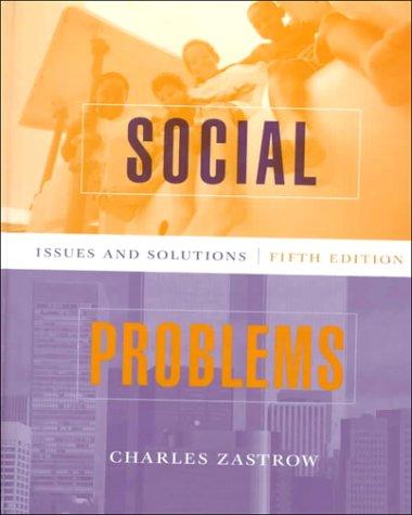 Cover for Social Problems