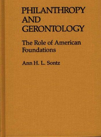 Cover for Philanthropy and gerontology
