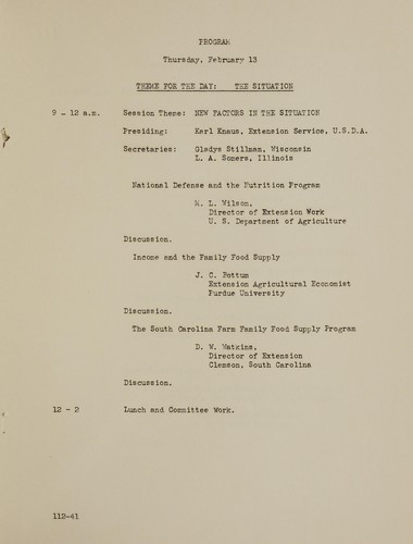 Cover for Program