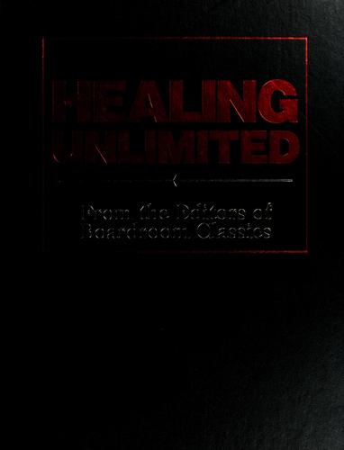 Cover for Healing unlimited