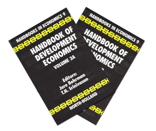 Cover for Handbook of Development Economics Volumes 3A & 3B (Handbook of Development Economics)