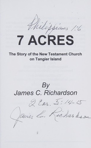 Cover for 7 Acres