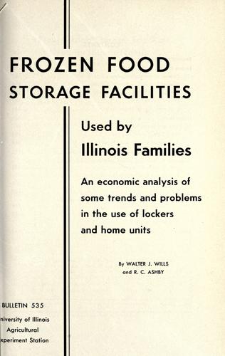 Cover for Frozen food storage facilities used by Illinois families