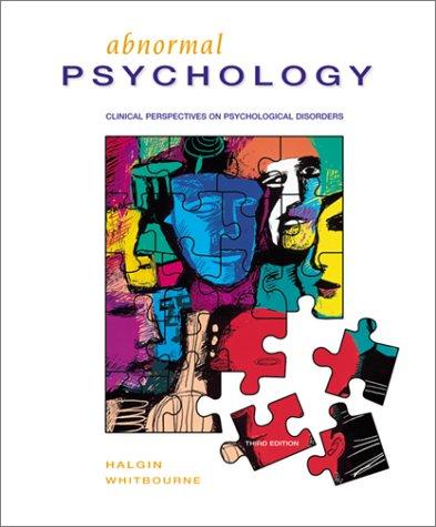 Cover for Abnormal Psychology