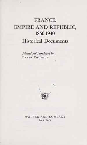 Cover for France