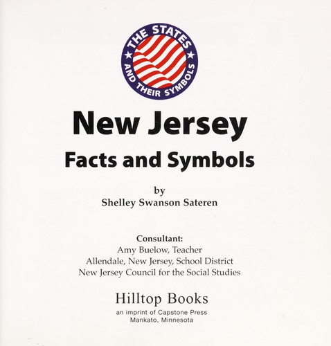 Cover for New Jersey Facts and Symbols (States and Their Symbols)