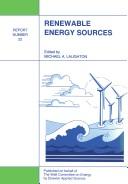 Cover for Renewable energy sources