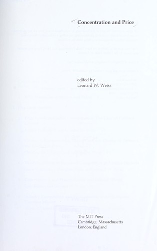 Cover for Concentration and price