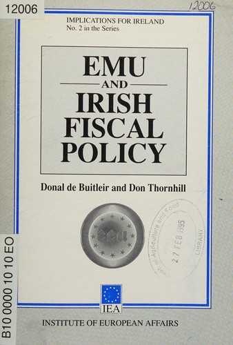 Cover for EMU and Irish fiscal policy