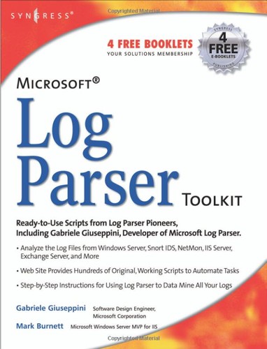 Cover for Microsoft Log Parser Toolkit