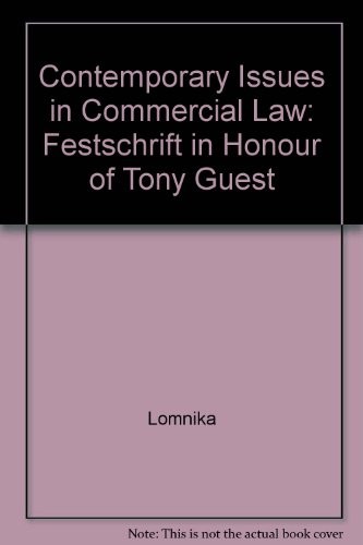 Cover for Contemporary Issues in Commercial Law