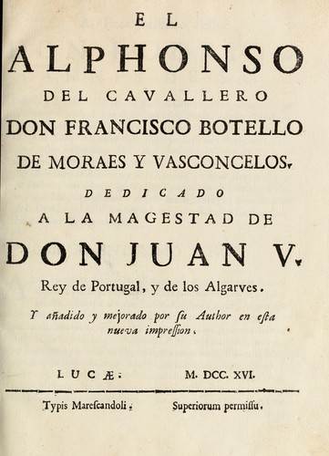 Cover for El Alphonso