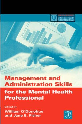 Cover for Management and Administration Skills for the Mental Health Professional (Practical Resources for the Mental Health Professional)