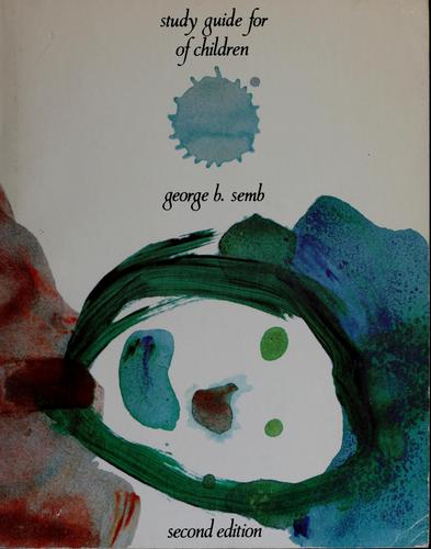 Cover for Of children