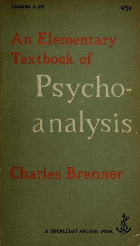 Cover for An elementary textbook of psychoanalysis.