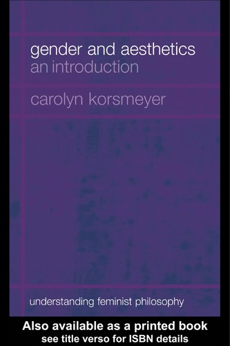 Cover for Gender and aesthetics