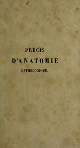Cover for Pr©♭cis d'anatomie pathologique