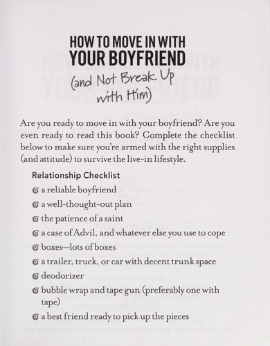 Cover for How to move in with your boyfriend (and not break up with him)
