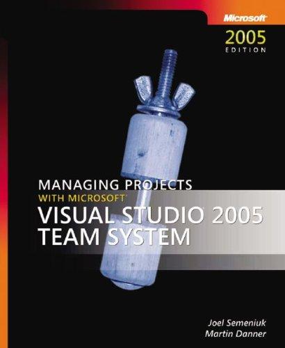Cover for Managing Projects with Microsoft  Visual Studio  Team System (Pro-Developer)
