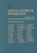 Cover for Annual Review of Entomology