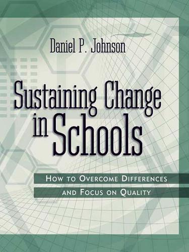 Cover for Sustaining Change in Schools