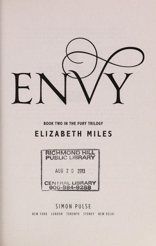 Cover for Envy