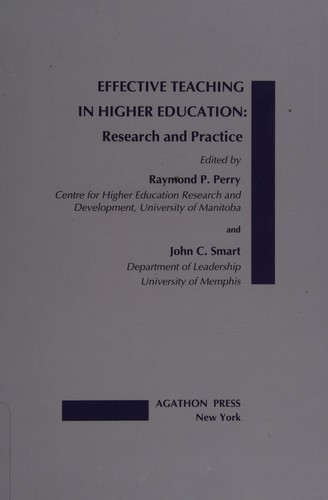 Cover for Effective Teaching in Higher Education