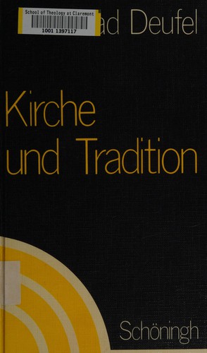 Cover for Kirche und Tradition