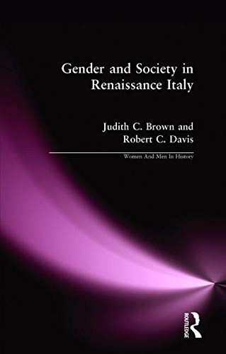 Cover for Gender and Society in Renaissance Italy