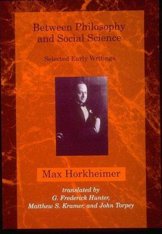 Cover for Between Philosophy and Social Science