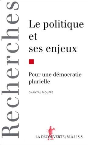 Cover for Le politique et ses enjeux