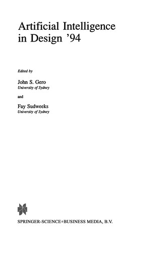 Cover for Artificial Intelligence in Design '94