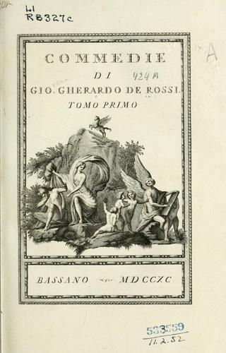 Cover for Commedie