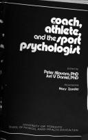 Cover for Coach, athlete, and sport psychologist
