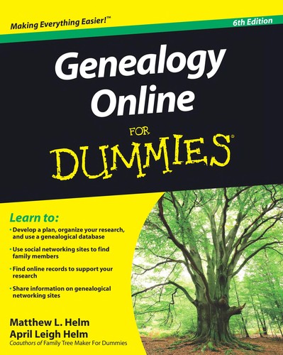 Cover for Genealogy online for dummies